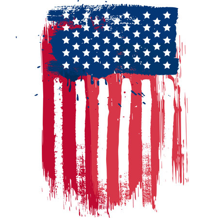 usa flag vector grunge awesome graphic library